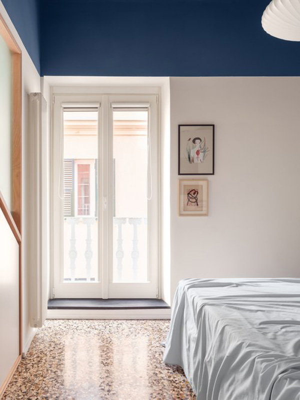 megtartották az eredeti terrazzo padlókat 